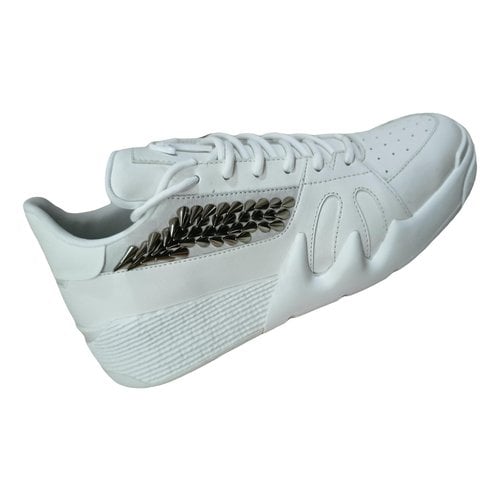 Pre-owned Giuseppe Zanotti Leather High Trainers In White