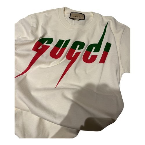 Pre-owned Gucci T-shirt In White