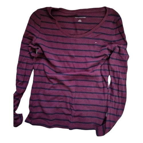 Pre-owned Tommy Hilfiger Blouse In Brown