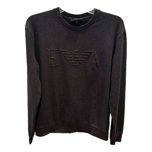 Pre-owned Emporio Armani Sweatshirt In Black