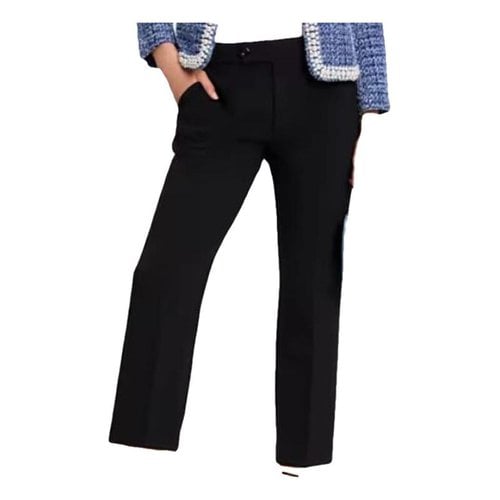 Pre-owned Kate Spade Trousers In Black