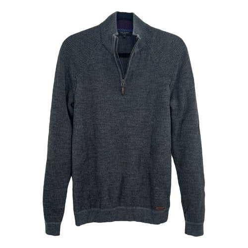 Pre-owned Ted Baker Wool Knitwear & Sweatshirt In Grey