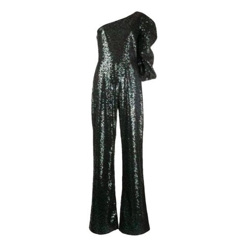 Pre-owned Saloni Jumpsuit In Green