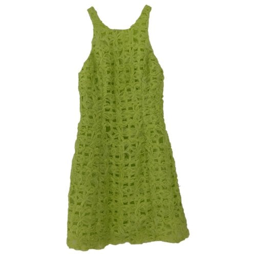 Pre-owned Aje Mini Dress In Green
