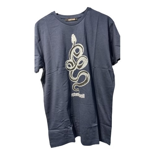 Pre-owned Roberto Cavalli T-shirt In Navy