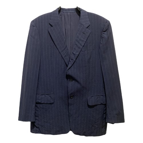 Pre-owned Burberry Suit In Navy