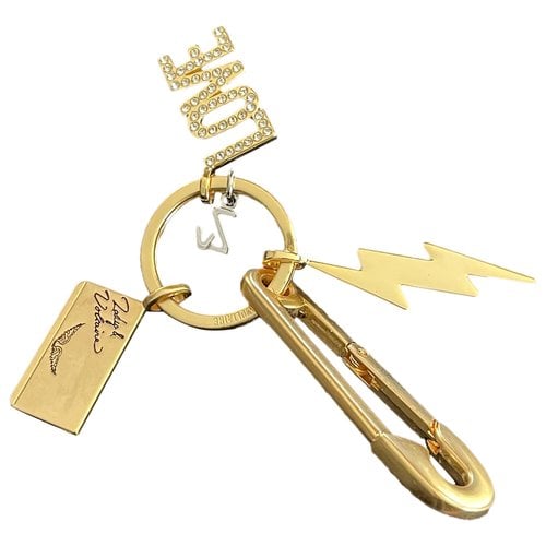 Pre-owned Zadig & Voltaire Key Ring In Gold