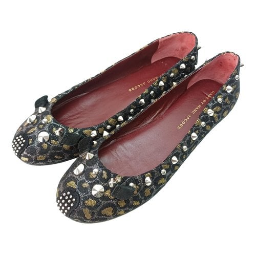 Pre-owned Marc By Marc Jacobs Leather Ballet Flats In Multicolour