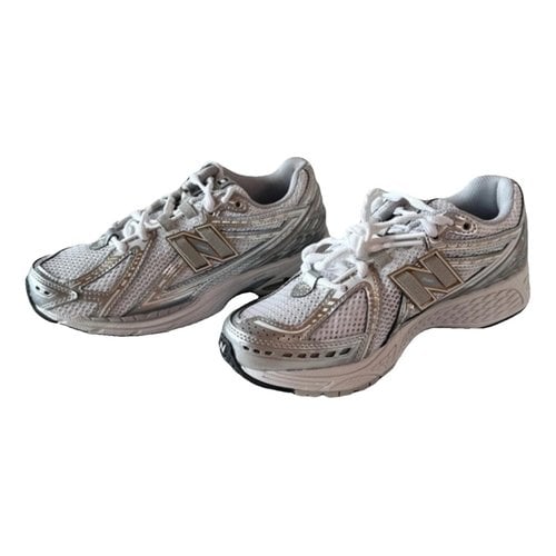 Pre-owned New Balance Trainers In Metallic