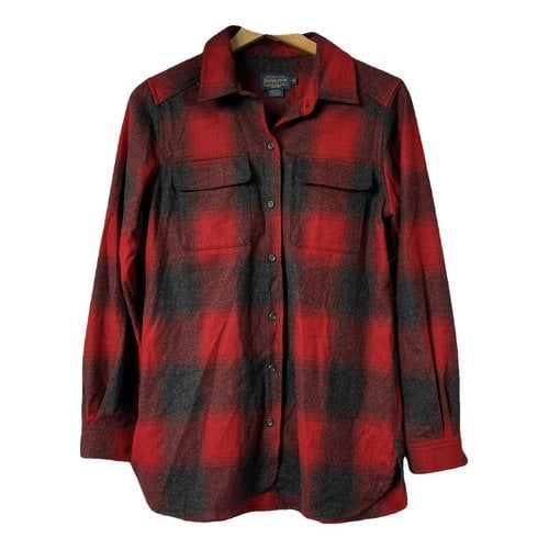 Pre-owned Pendleton Wool Shirt In Red