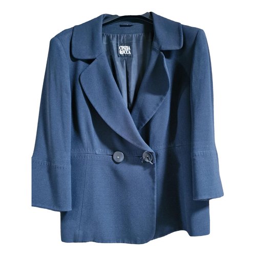 Pre-owned Cinzia Rocca Short Vest In Blue