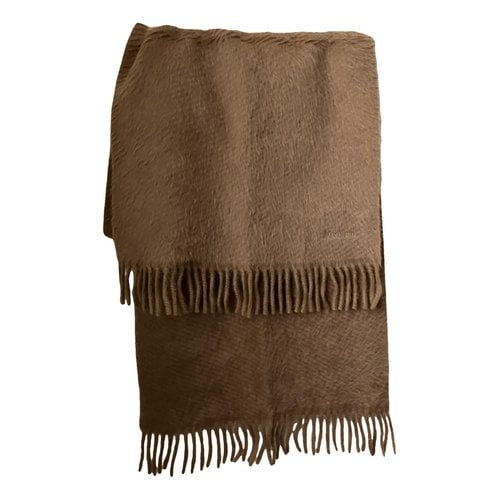 Pre-owned Max Mara Scarf In Brown