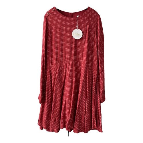 Pre-owned Chloé Mid-length Dress In Red