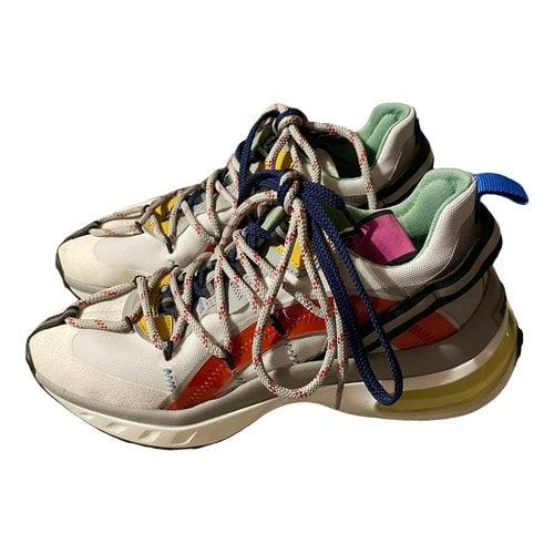 Pre-owned Dsquared2 Leather Trainers In Multicolour