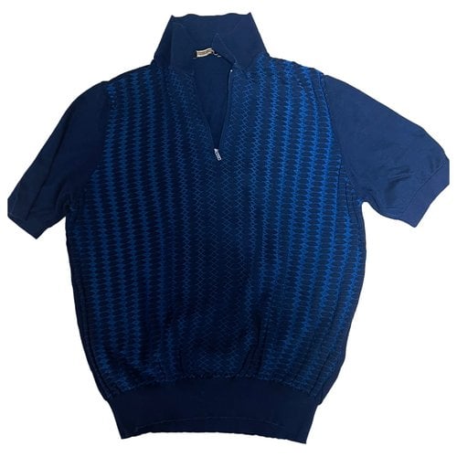 Pre-owned Zilli Polo Shirt In Blue