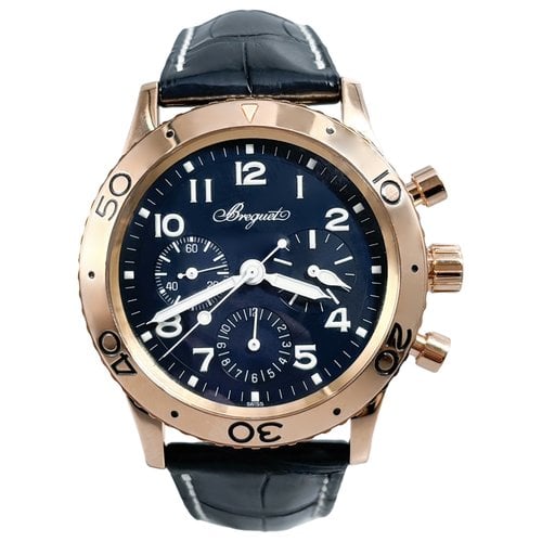Pre-owned Breguet Type Xx Pink Gold Watch