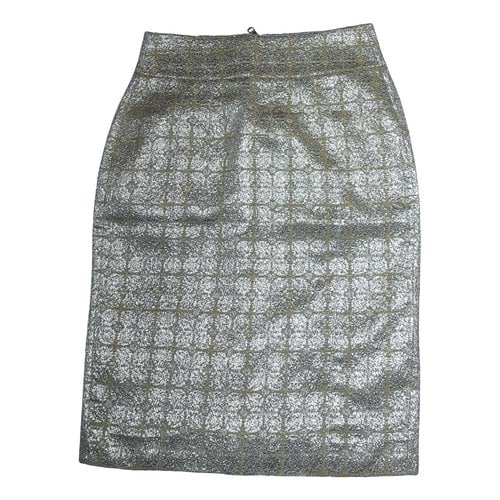 Pre-owned Burberry Mid-length Skirt In Gold