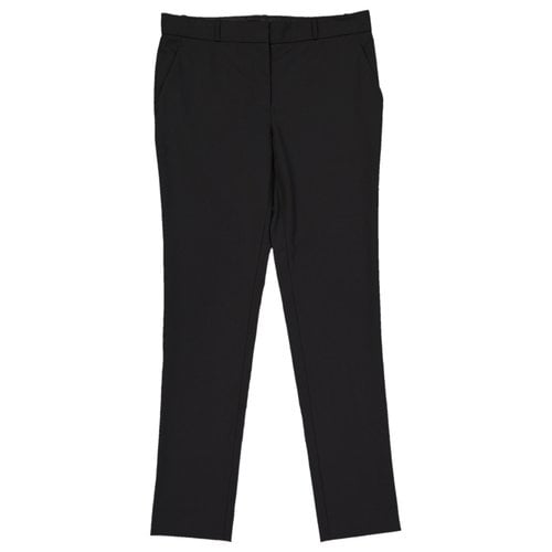 Pre-owned The Row Wool Trousers In Black