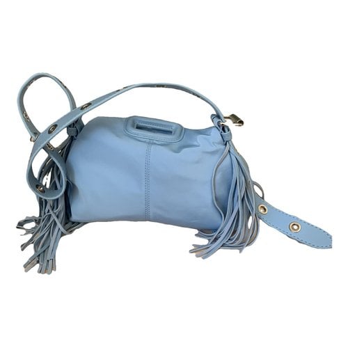 Pre-owned Maje Sac M Handbag In Blue