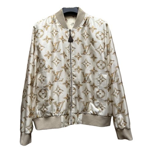 Pre-owned Louis Vuitton Silk Jacket In Beige