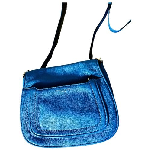 Pre-owned Marc Jacobs Leather Clutch Bag In Blue