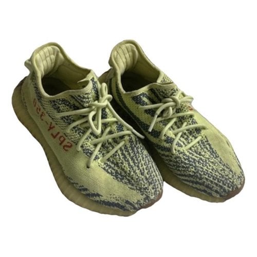 Pre-owned Yeezy Cloth Trainers In Yellow