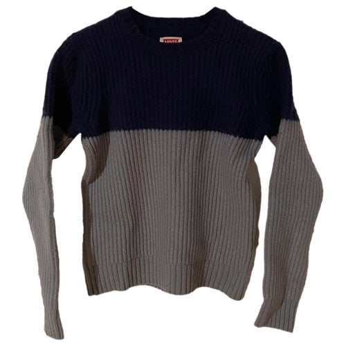 Pre-owned Levi's Wool Jumper In Blue