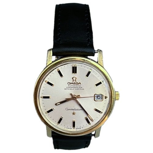 Pre-owned Omega Constellation Watch In Gold