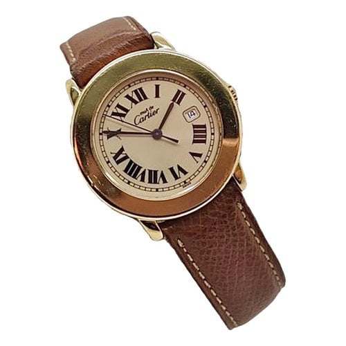 Pre-owned Cartier Ronde Solo Watch In Gold