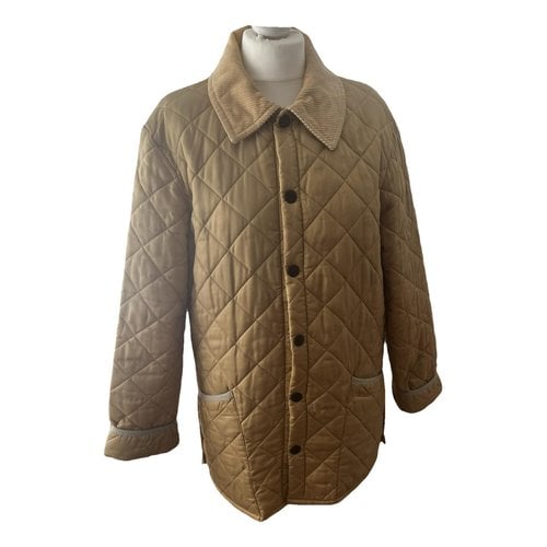 Pre-owned Barbour Jacket In Gold