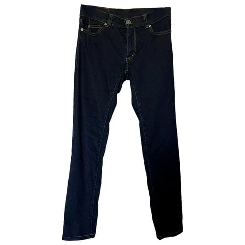 Pre-owned Mcq By Alexander Mcqueen Slim Jeans In Blue