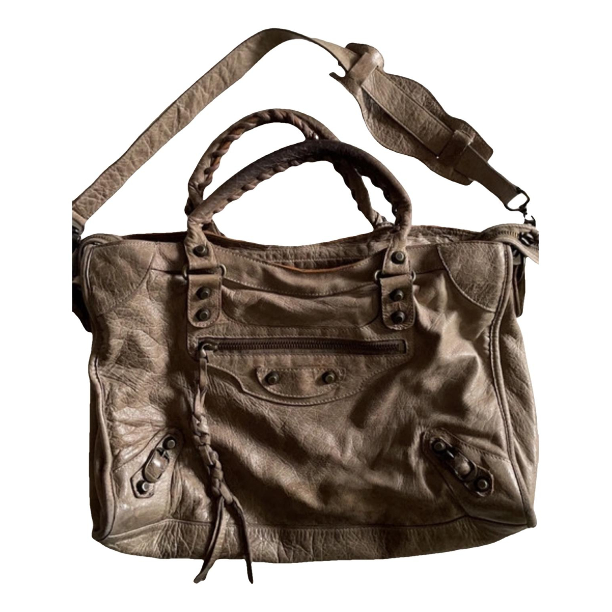スタイルコントローラーが BALENCIAGA The City 115748 2way Bag 茶色 