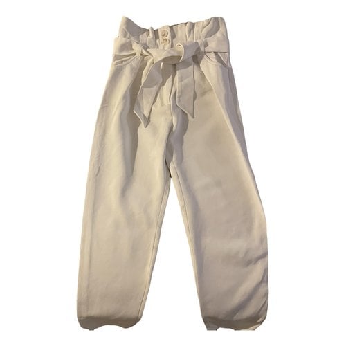 Pre-owned Iro Chino Pants In White