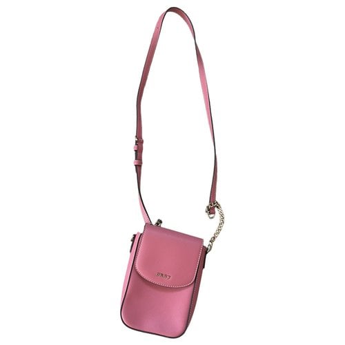 Pre-owned Dkny Crossbody Bag In Pink