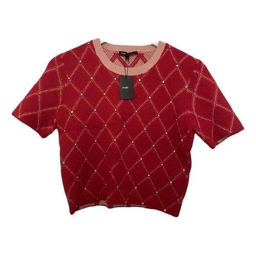 Pre-owned Maje T-shirt In Red