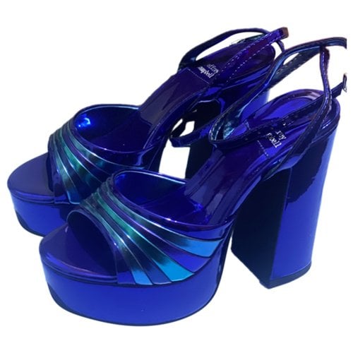 Pre-owned Jeffrey Campbell Leather Sandals In Blue