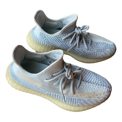 Pre-owned Yeezy X Adidas Boost 350 V2 Cloth Trainers In Blue