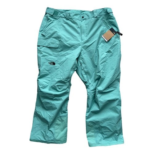 Pre-owned The North Face Straight Pants In Green