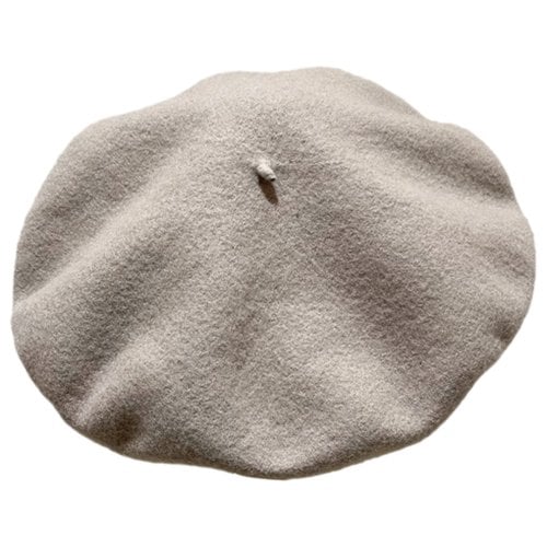 Pre-owned Gucci Wool Beret In Grey
