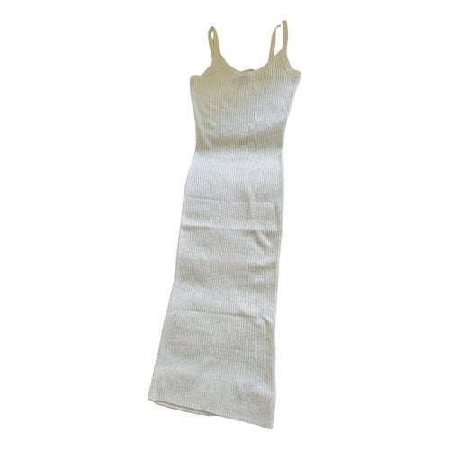Pre-owned James Perse Linen Maxi Dress In White