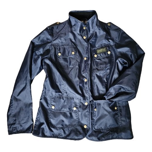Pre-owned Barbour Blazer In Navy