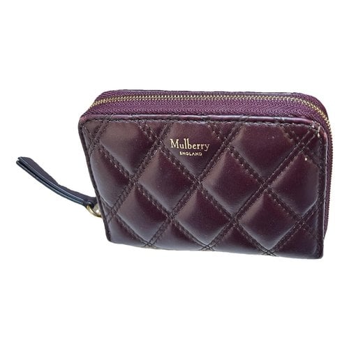 Pre-owned Mulberry Leather Wallet In Other