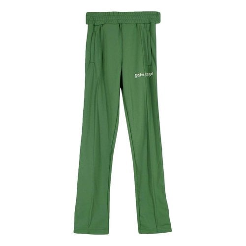 Pre-owned Palm Angels Trousers In Green