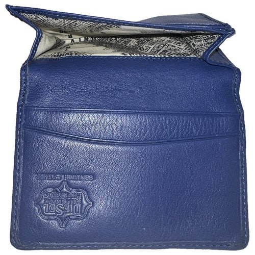 Pre-owned Diesel Leather Small Bag In Blue