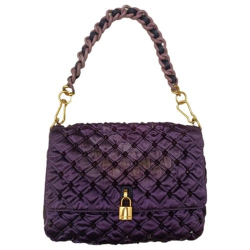 Pre-owned Marc Jacobs Silk Handbag In Purple