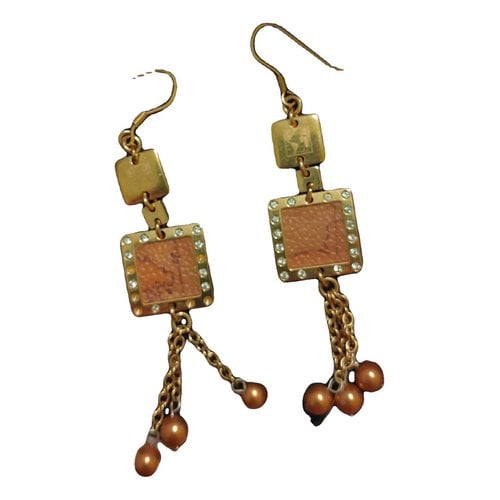 Pre-owned Alviero Martini Earrings In Gold