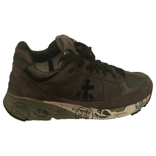 Pre-owned Premiata Low Trainers In Grey