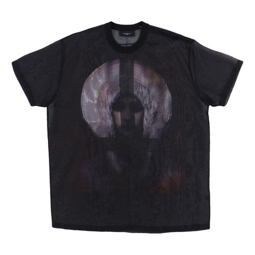Pre-owned Givenchy Silk T-shirt In Black