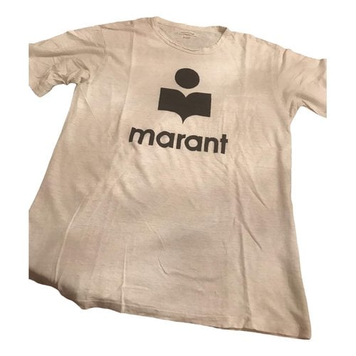 Pre-owned Isabel Marant Étoile Linen T-shirt In Beige