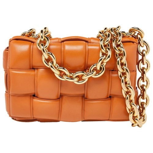 Pre-owned Bottega Veneta Leather Bag In Orange